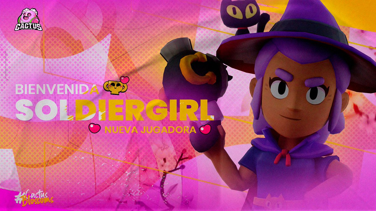 Debido a la salida de una de nuestras jugadoras queremos presentar a nuestra nueva integrante @SoldiergirlH 🌸 🌵 ❤️