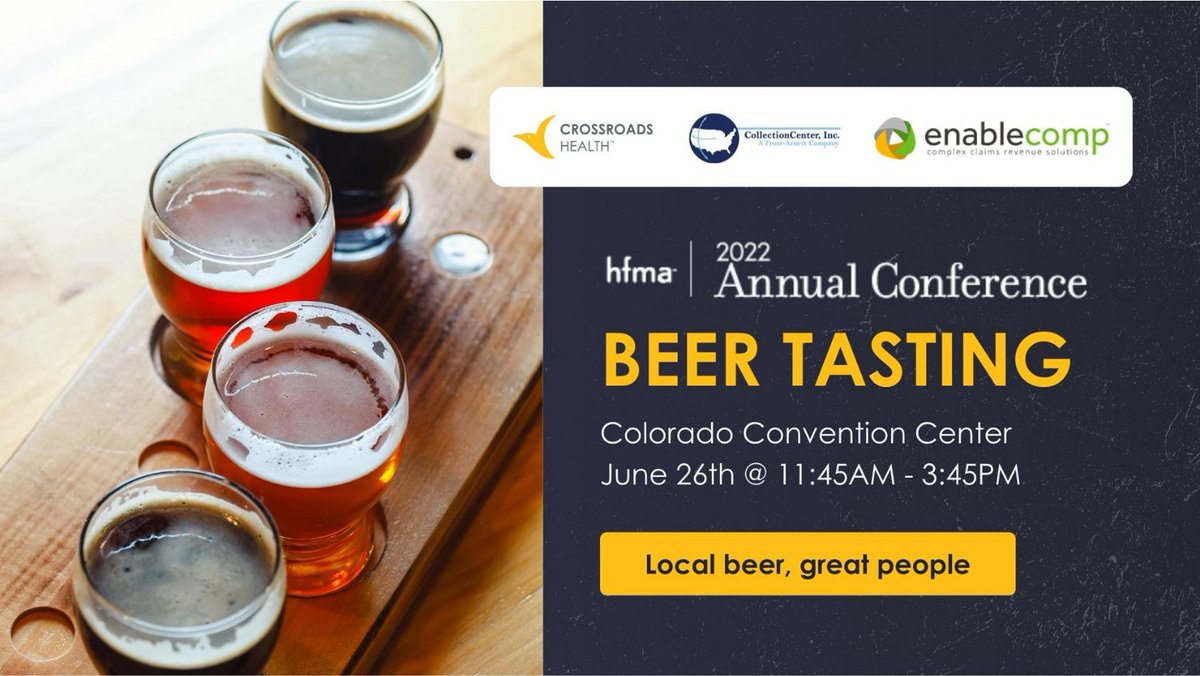 CollectionCtr's tweet photo. #collectioncenter #cci #hfma #beertasting #coloradoconventioncenter #greatpeople https://t.co/pLqPHbdc1d