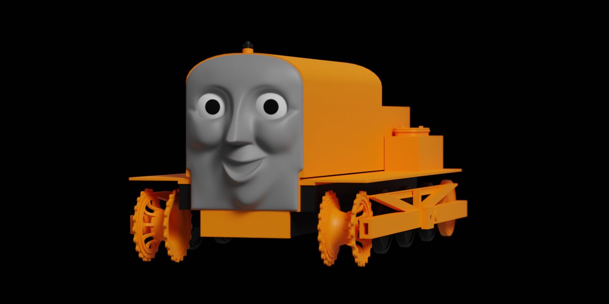 MotorRail07's tweet photo. Here he is again! Does anyone know which way Terence's bodyshell tilts? In some images it is flat and in others, it bends down.
once again, setup by @LittestThe https://t.co/LnHb3M56Di
