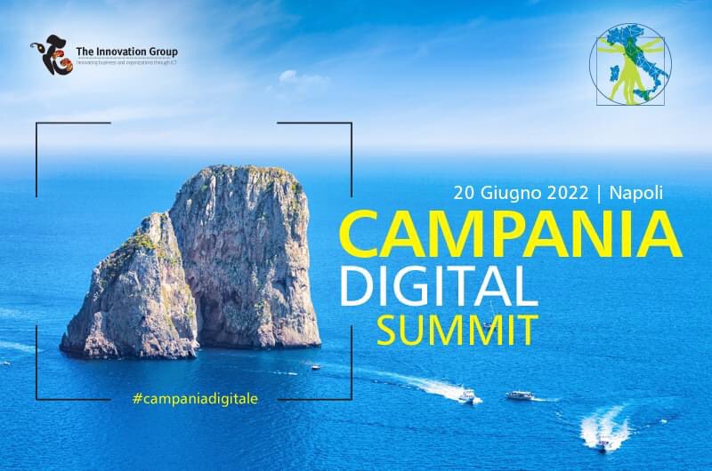 #SaveTheDate Il #20giugno si terrà a Napoli la IX tappa del “Progetto Digital Regional Summit” promosso da <a href="/TIG_italia/">TIG - The Innovation Group</a> nell’ambito di “Digital Italy Program 2022”.🗓Programma: bit.ly/3Mywuwx
✍️Registrati:bit.ly/3MAuYdu #sgi 
#campaniadigitale