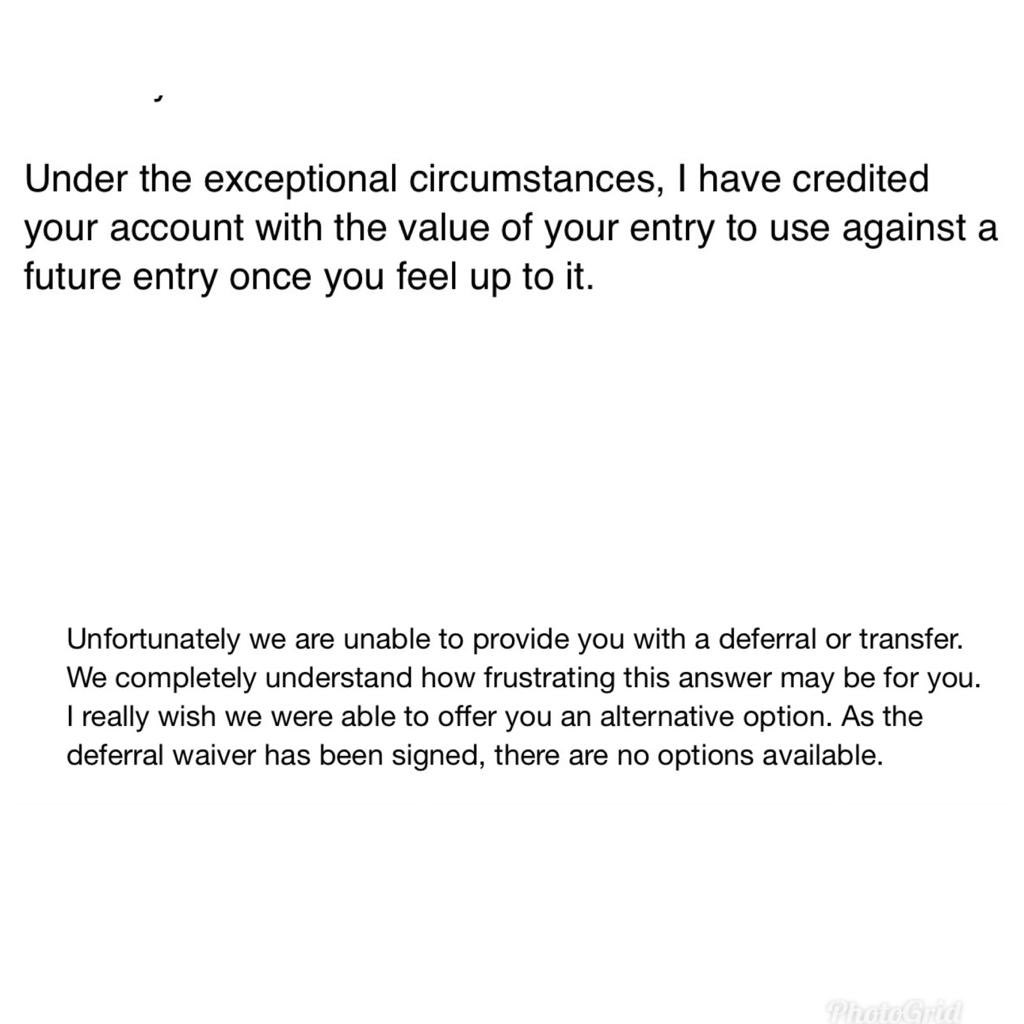 My husband learnt to swim &amp; train ready to complete his first Ironman. Covid meant everything was cancelled/deferred. The last few weeks has brought another challenge! Bowel cancer. Thank you <a href="/lcwwales/">LCW Wales</a> for your kind words &amp; refund, sadly the same can’t be said for <a href="/IRONMAN_Wales/">Ironman Wales</a>