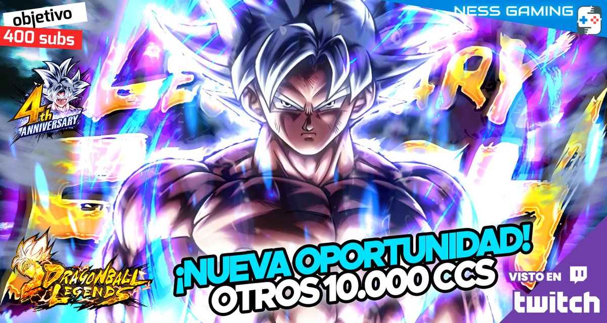 NessGamingTW's tweet photo. 🎥 ¡NUEVO VÍDEO #DBLegends #DBL4thAnniversary!

🤨 Tras el fiasco anterior... ¡MÁS SUMMONS con 10.000 CCs!

➡️ https://t.co/RraStbnZ84

🔁 ¡Ayúdanos a difundir!

❤ ¡Dadle un buen LIKE al vídeo!

🕹 ¡Síguenos en Twitch! https://t.co/jb3abCtxib

🎨 Thumbnail @dirty_saiyan https://t.co/fQp3YBbyDO