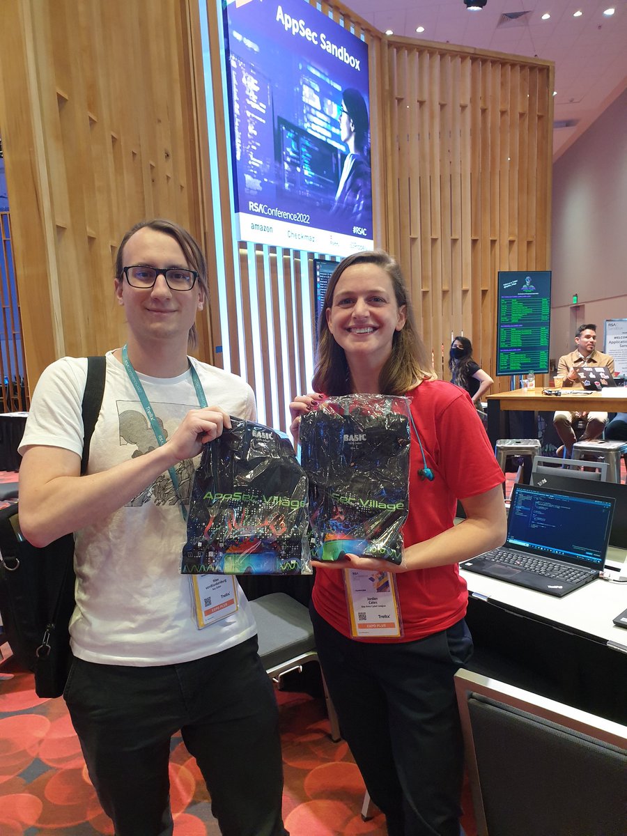 AppSec Village (@appsec_village) on Twitter photo Congratulations <a href="/hackfidgetcube/">Max vonBlankenburg</a> and <a href="/0xTripleStack/">jay</a> for kicking butt in our #AppSec #rsac #CTF. You guys rock! <a href="/RSAConference/">RSAConference</a> Congratulations <a href="/hackfidgetcube/">Max vonBlankenburg</a> and <a href="/0xTripleStack/">jay</a> for kicking butt in our #AppSec #rsac #CTF. You guys rock! <a href="/RSAConference/">RSAConference</a>