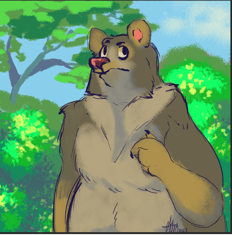 PapiCherry2's tweet photo. His name is Maxwell! a new bear boy in the rowdy group! #furryfandom #furry #Furrybear #furryartwork #digitalart #commissionsopen https://t.co/dB1Vx0o8bx