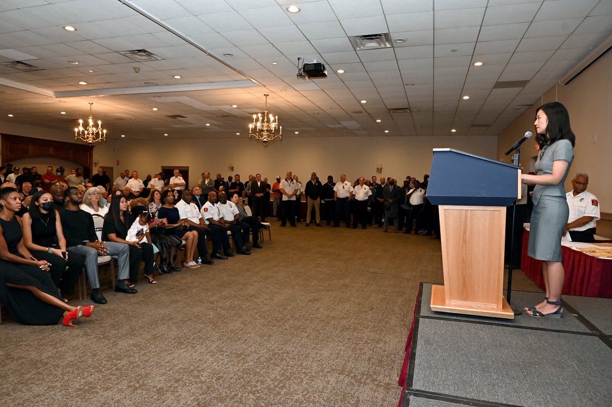 Today <a href="/BostonFire/">Boston Fire Dept.</a> promoted nine officers with more than 150 years of collective service—recognizing their years of dedication &amp; commitment to our communities. Congratulations &amp; thank you.