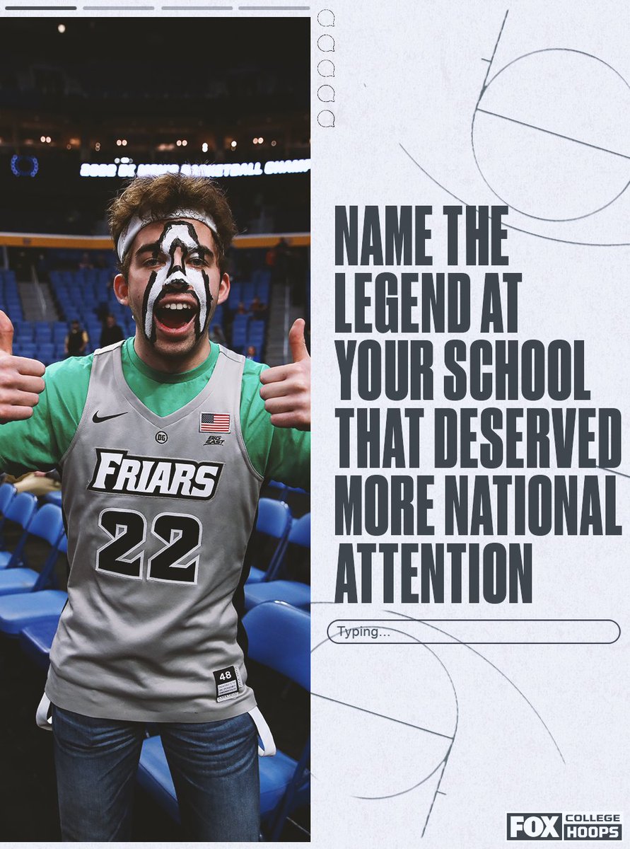 CBBonFOX's tweet photo. Did your school have a hero that didn’t get the attention he deserved at the national level? 

Let us know 👇 https://t.co/Z2cgiFqtGE