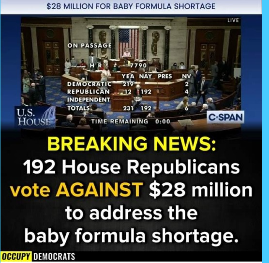 smc429's tweet photo. @Jim_Jordan THAT IS YOUR SECOND BIG LIE TODAY AFTER GAS
YOU VOTED AGAINST THE FORMULA BILL
YOU CAN'T LIE WELL https://t.co/Jc8qzLBSEc