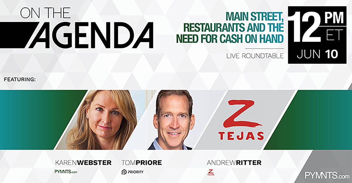 SMBs are struggling to maintain enough cash flow to support their businesses. Tune in to find out how @PPSystems and <a href="/ZTejas/">ZTejas</a> Southwestern Grill are solving for these issues. 

🗓️  6/12
⏰  12:00 PM EST

REGISTER HERE:
pymnts.com/register/on-th…