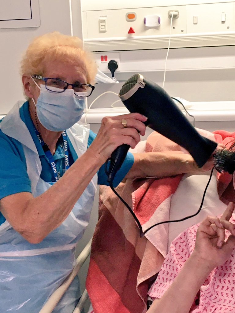 AMUSOUTH's tweet photo. Our patients have enjoyed having their hair done by these two lovely ladies today!๐ค
We often don't realise this but having a bit of a pamper session really does make a huge difference to our patients' wellbeing โ๏ธ๐๐โโ๏ธ
Thank you volunteers for your service.
โจ
@HoggJulie https://t.co/jCOKMZo7l2