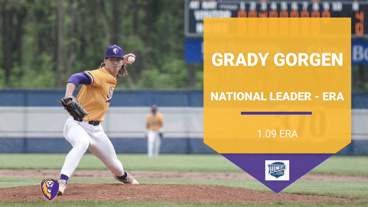 McHenry County Baseball (@mccobaseball) on Twitter photo The nation's ERA leader also put on the purple and gold. Grady Gorgen is a DUDE! 66 inn, 100 Strikeouts/17 BB, 38 hits allowed. 👀@PBR_JUCO <a href="/NWHPreps/">Northwest Herald Preps - Shaw Local</a> <a href="/jucoroute/">#JucoRoute</a> <a href="/_TheJBB/">The JBB</a> The nation's ERA leader also put on the purple and gold. Grady Gorgen is a DUDE! 66 inn, 100 Strikeouts/17 BB, 38 hits allowed. 👀@PBR_JUCO <a href="/NWHPreps/">Northwest Herald Preps - Shaw Local</a> <a href="/jucoroute/">#JucoRoute</a> <a href="/_TheJBB/">The JBB</a>