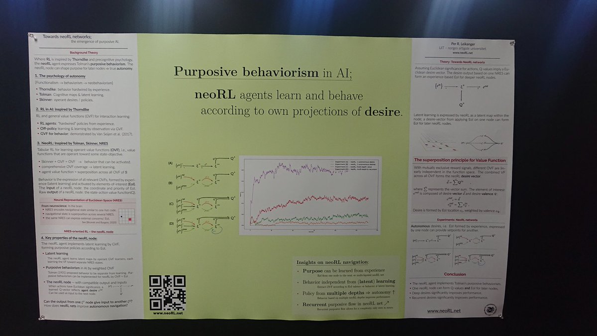 PerLeik's tweet photo. Look for the green poster for #neoRL @ #RLDM2022 https://t.co/TYmjBWUVKf