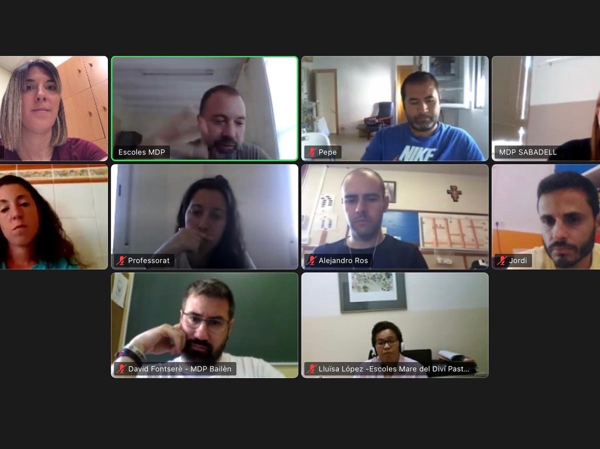 MDP_Capellades's tweet photo. Avui els equips de comunicació de totes les escoles MDP ens hem reunit per presentar la nova pàgina web corporativa i decidir les formacions per al curs vinent. Seguim per donar millor resposta cada dia. #ComLab #equipscomunicació #SomEscolesMDP #seguimaprenentpermillorar https://t.co/z9IuLcGfh9