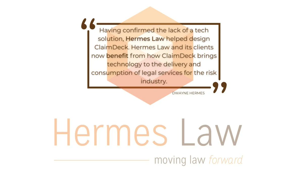 hermes_law's tweet photo. There is no legal tech specifically designed to assist in delivering litigation services to the risk industry. How do we know? Because Hermes Law has gone through two digital transformation efforts in its 6 years of existence. 

Read the full article here: https://t.co/76QChkGTbQ https://t.co/GW45CGKDBz