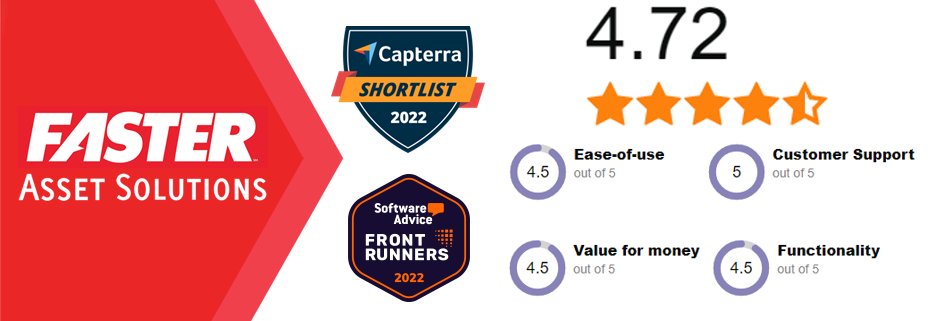 FASTER_Asset's tweet image. FASTER featured as a Top Fleet Management Software by Capterra and Software Advice, big thanks to all our users who love us so much! Read more on our FASTER blog: fasterasset.com/recognized-top…

#fasterasset #fleetmanagement #fleetmanagers