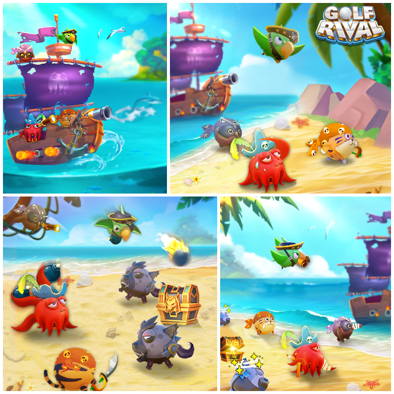 zynga's tweet photo. Captain Octopus ๐ is now leading his crew to start a new journey in Golf Rival!โต๏ธ
Want to be a member of Captain Octopus's crew?๐
Click hereโก๏ธ https://t.co/hFoXG23U33
#GolfRivalGame #MobileGolf https://t.co/NwuUltWv34