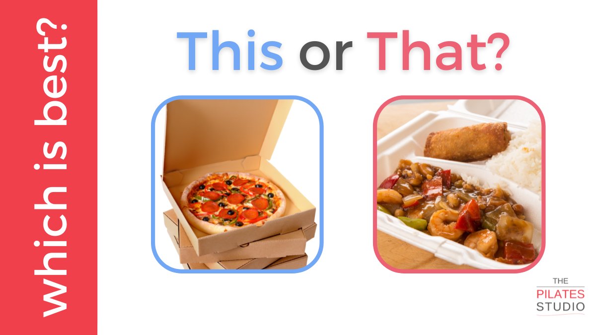 ThePilatesStudio on Twitter "It's a This or That Thursday Throw Down