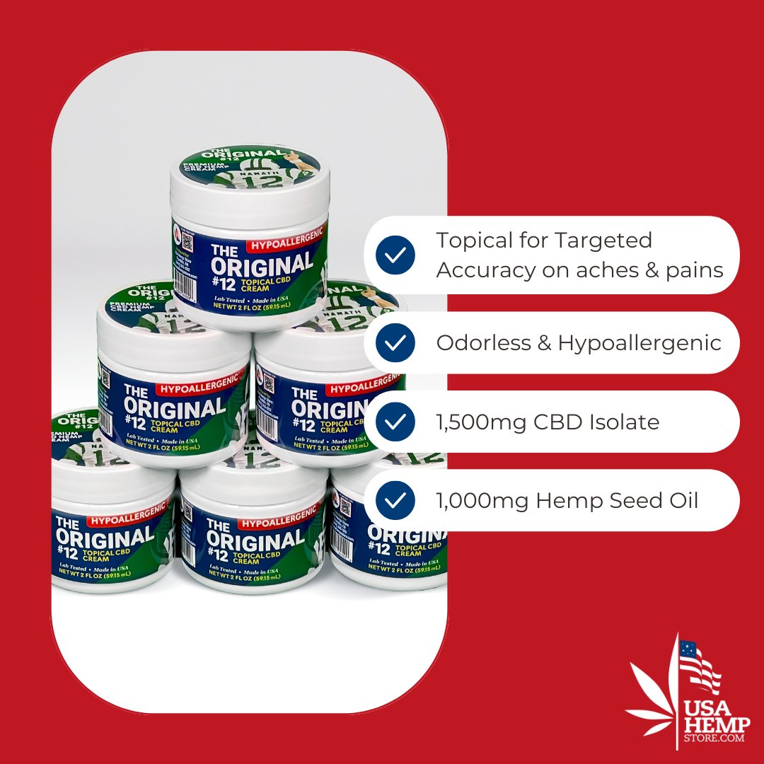 USAHempStore's tweet photo. Just a few reasons why The Original #12 is the strongest and most effective cream on the market. 🤓 Get yours today!

#hemp #cbd #cbdcream #fullspectrumcbd #cbdoil #hempseedoil #hempproducts #cbdproducts #cbdlife 
#cbddifferently #cbdhelps #cbdheals #cbdhealth #cbdforpain https://t.co/5befPouDlt