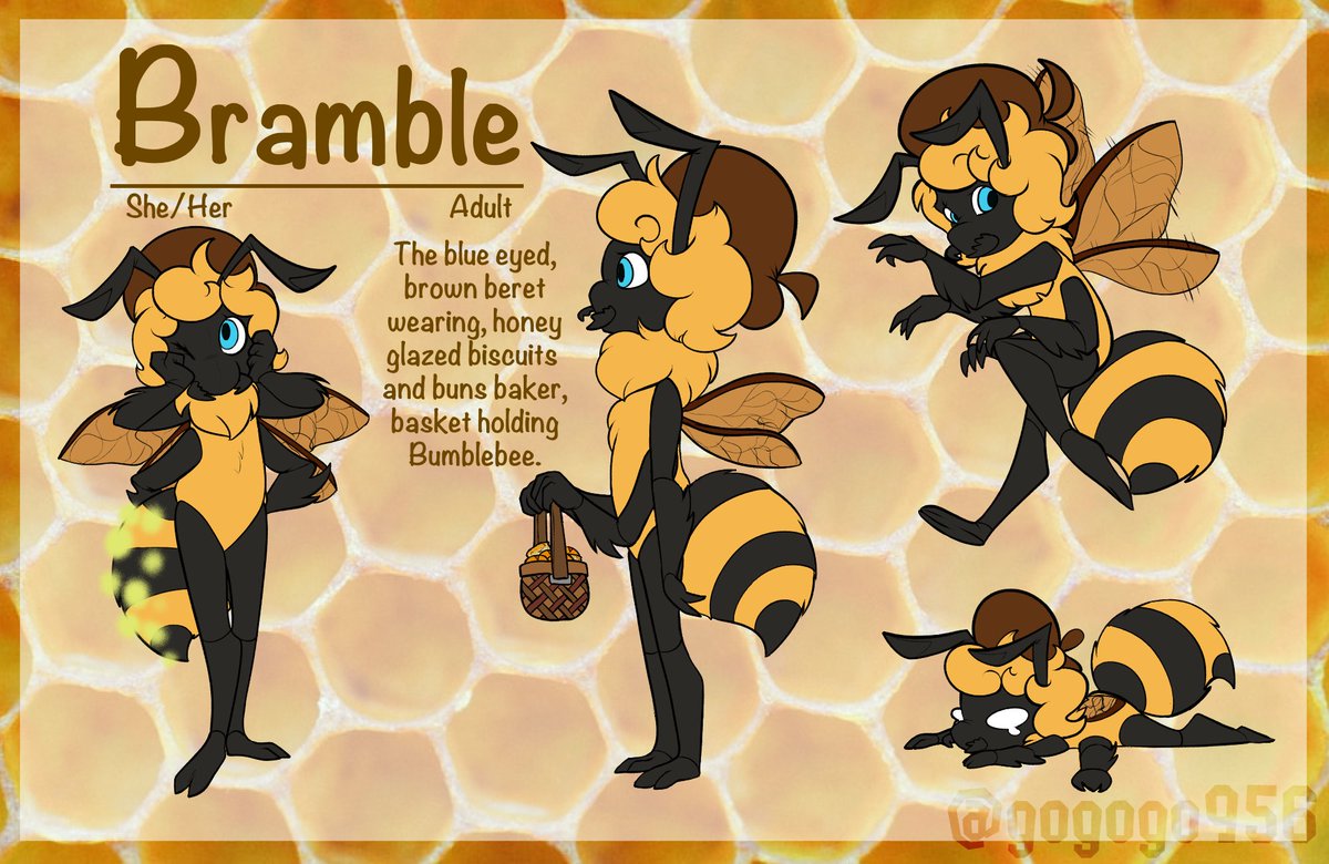 Bramble!! My bee oc

#originalcharacter #originalart #beeart #beeoc #ArtistOnTwitter