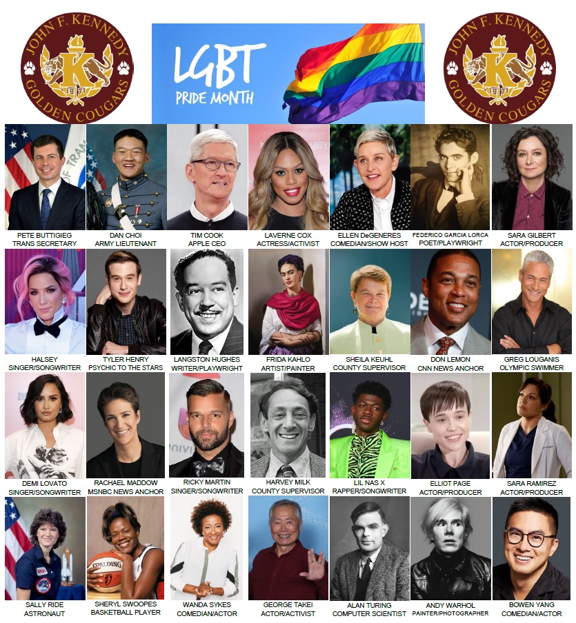 Kennedy HS celebrates LGBT Pride Month.