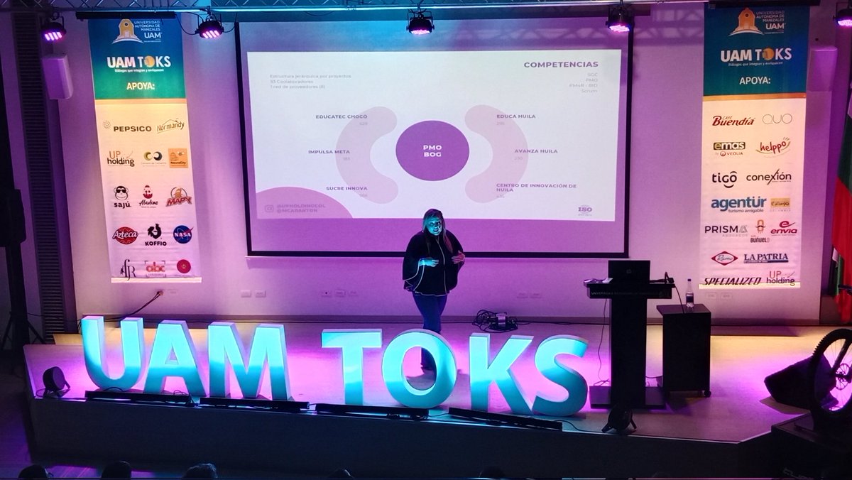 lapatriacom's tweet photo. La experiencia en la formulación de proyectos para el sector público que impactan a las comunidades: @MCaranton, CEO @UpHoldingCol en #UAMTOKS @uammanizales Sigue la transmisión aquí: https://t.co/SyGjRV2stC https://t.co/3wDXhM6ywG