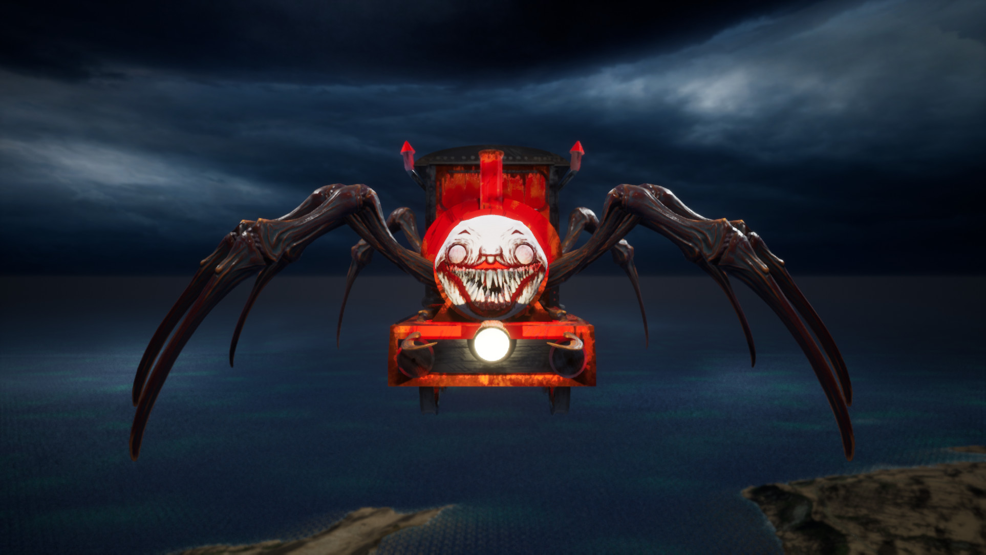 INSPIRED IN THE GAME CHOO CHOO CHARLES THE SPIDER TRAIN 3D Print Model in  Monsters & Creatures 3DExport