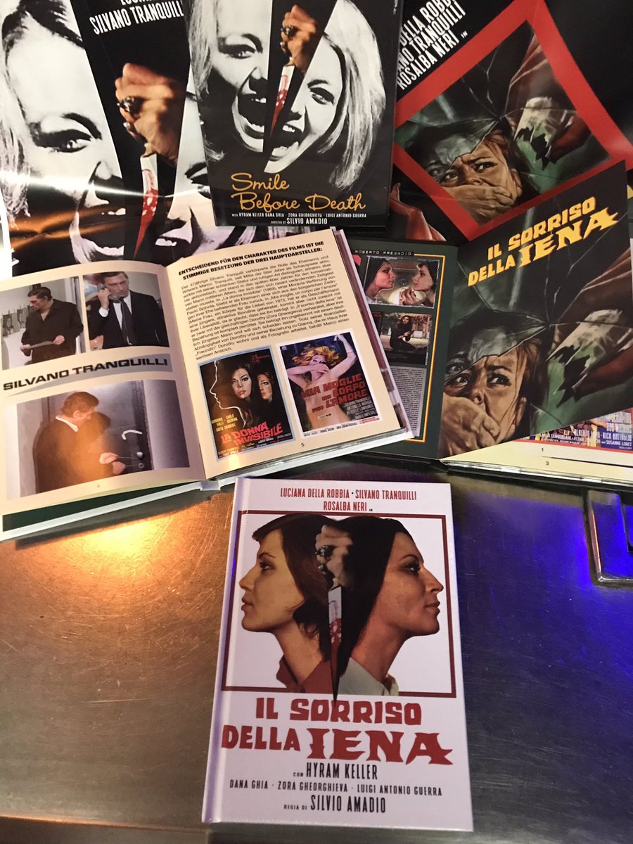 CineploitDiscs's tweet photo. Finally in stock and shipping here first impressions SITUATION aka DEADLINE aka LUGER CALIBRO 9:MASSACRA PER UNA RAPINA aka SLAUGHTER DAY (CP 14) & IL SORRISO DELLA IENA aka SMILE BEFORE DEATH (CP 15) #giallo #eurocrime #europloitation #gordonmitchell #williamberger #rosalbaneri https://t.co/qeUU5scqJq