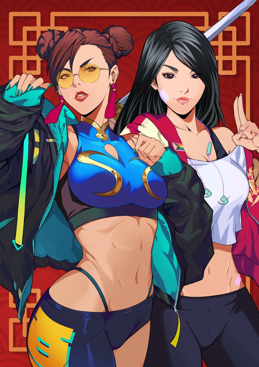 Hi, long time no post
A little late, but I wanted to do a piece for Asian American Pacific Islander Heritage Month.
Coincidentally the new Street Fighter 6 trailer dropped while I was working on this. 
#StreetFighter6 #ChunLi #Mulan #asianamericanpacificislanderheritagemonth