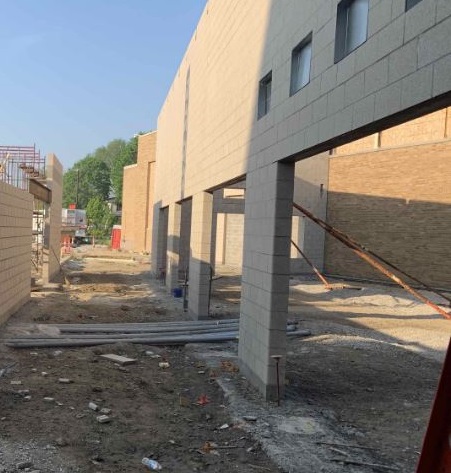 Another beautiful day of work at Rock Island High School! #renovation #expansion