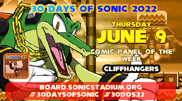 sonicstadium's tweet photo. No Sonic News? No Problem! There's always #Sonic here during #30DaysofSonic! Today is 'Comic Panel of the Week' Day - share your favourite comic cliffhangers! #30DOS22 https://t.co/YPJfjzY98O #SSMB https://t.co/9lU0h81ieR