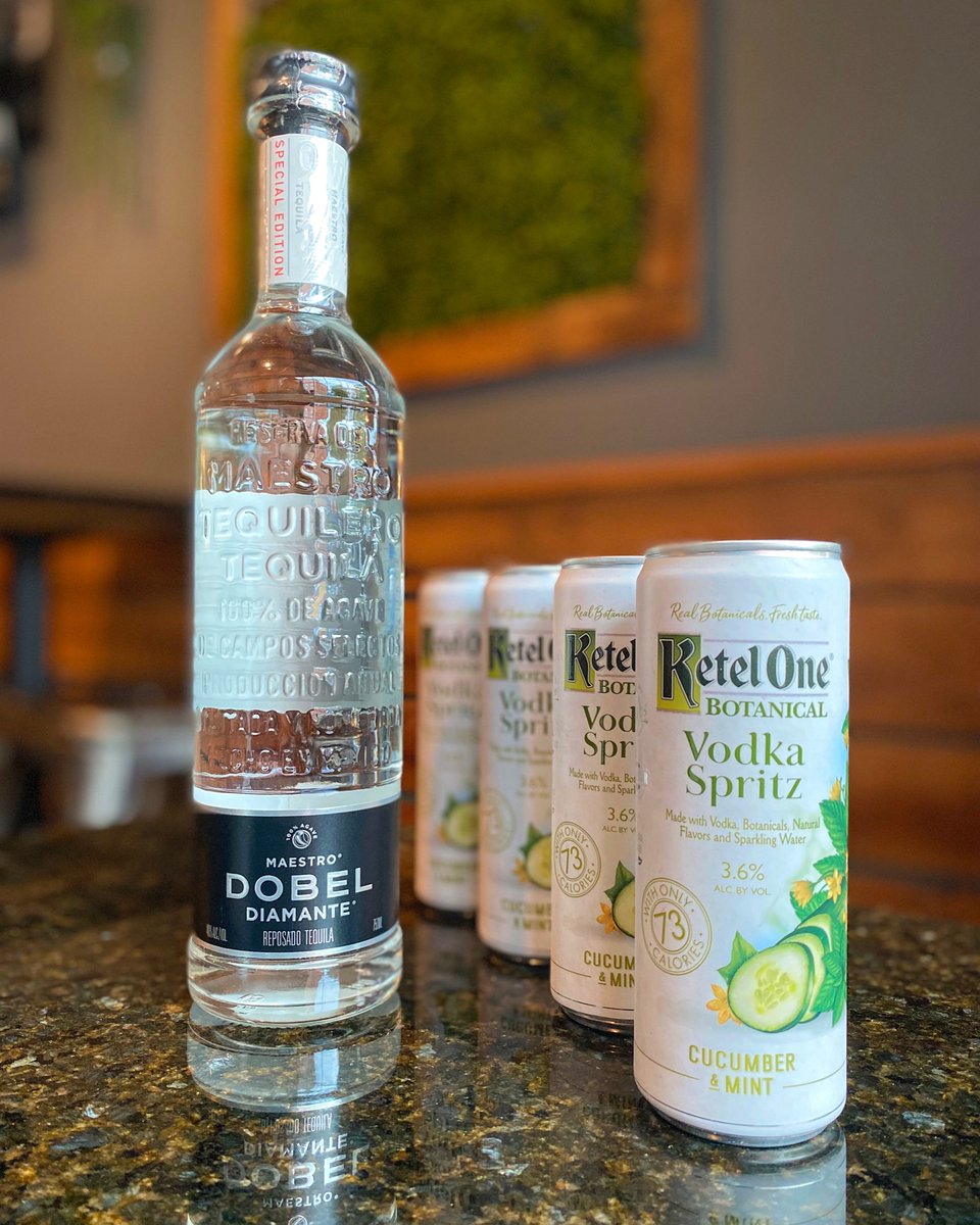 Stay cool as a cucumber + hydrated this summer w/ our $12 combo:

A shot of our very own selected barrel aged @maestrodobelmx  tequila &amp; <a href="/KetelOne/">Ketel One Vodka</a> Botanical spritz!
