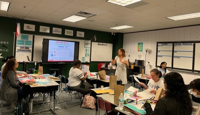 Early Learning Math and Science (@earlylearningm1) on Twitter photo ☀️Summer learning continues! Teachers were highly engaged with Lisa Callahan from <a href="/tcmpub/">Teacher Created Materials</a> during this interactive workshop focused on geometry, measurement, incorporating read alouds, and so much more! @MurilloDebbie1 <a href="/ICanReadDallas/">Early Learning Dallas ISD</a> <a href="/PDL_DallasISD/">Professional & Digital Learning - Dallas ISD</a> <a href="/DigitalDISD/">Digital Learning in Early Learning</a> <a href="/DrElenaSHill/">Dr. Elena S. Hill</a> ☀️Summer learning continues! Teachers were highly engaged with Lisa Callahan from <a href="/tcmpub/">Teacher Created Materials</a> during this interactive workshop focused on geometry, measurement, incorporating read alouds, and so much more! @MurilloDebbie1 <a href="/ICanReadDallas/">Early Learning Dallas ISD</a> <a href="/PDL_DallasISD/">Professional & Digital Learning - Dallas ISD</a> <a href="/DigitalDISD/">Digital Learning in Early Learning</a> <a href="/DrElenaSHill/">Dr. Elena S. Hill</a>