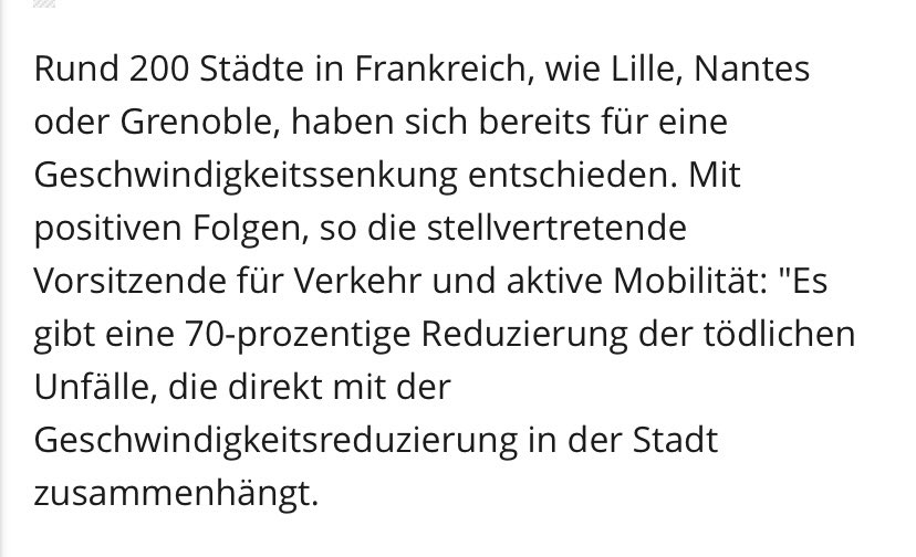 Dave_0005's tweet photo. @Schlueter_Tom @zukunftmobil Es ist nicht in den spanischen Städten der Fall, sondern in Frankreich. Das muss beim Tweet verwechselt worden sein. Die Angabe dafür bekommt man, wenn man der Verlinkung innerhalb des Artikels folgt: https://t.co/yEWmxlXqas
