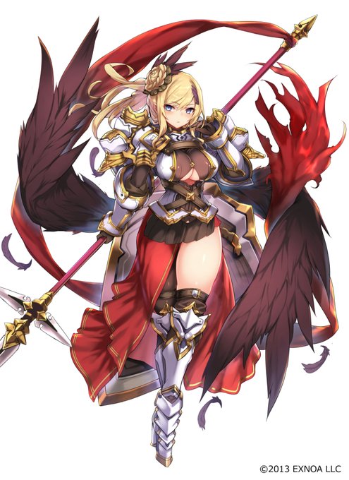 千年戦争アイギスさんのとこで描いた堕天使さん👼
よろしくおねがいしますっす 