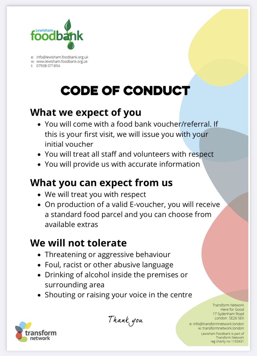 Lewisham Foodbank tweet media