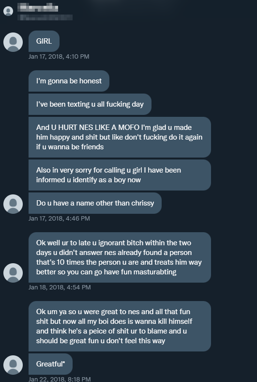 Text-only DeviantArt tweet media