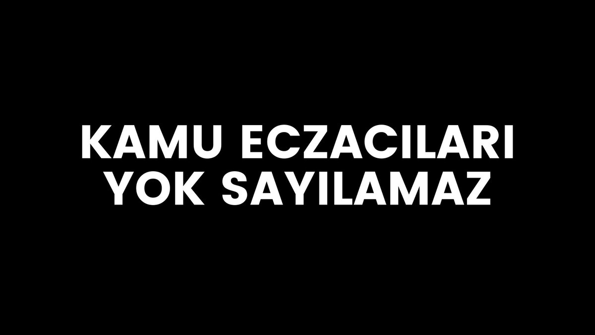 #kamueczacılarınıunutmayın