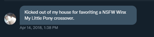 Text-only DeviantArt tweet media