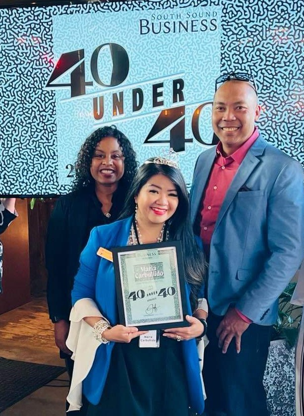 We are so proud of our Pod member Maria Carbullido for being recognized at the South Sound Business 40 Under 40 event! This event celebrates community leaders thriving in their industry and making a mark in the South Sound. #SSB40Under40 southsoundbiz.com/profiles/40-un…