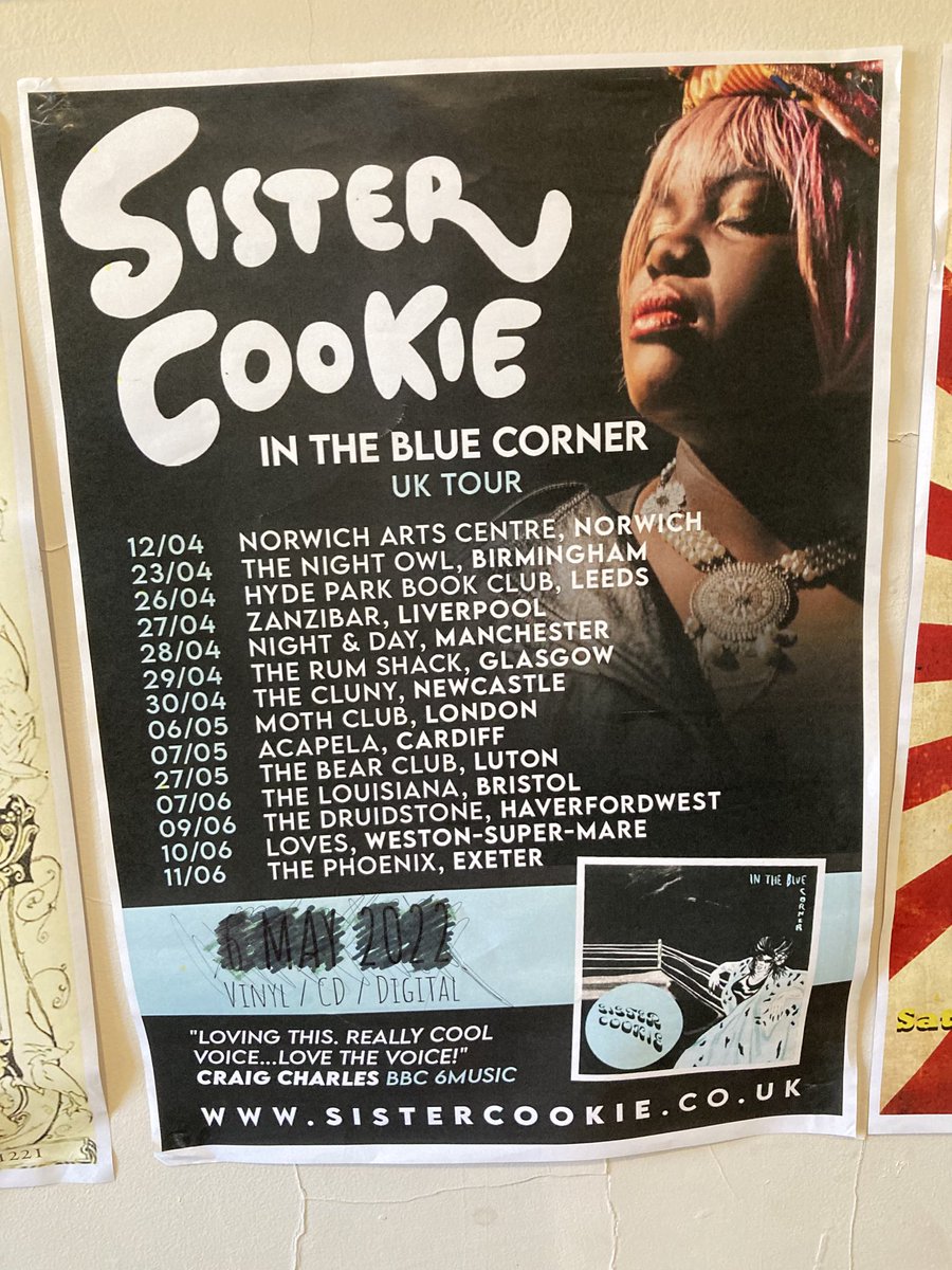 sportslaureate's tweet photo. Another stonking night ⁦@TheDruidstone⁩. The fabulous, soulful &amp; gorgeously chatty (actually) #SisterCookie‼️ 
🎸 💣 🎼

#livemusic #patter 😉 https://t.co/NAadOMG3sj