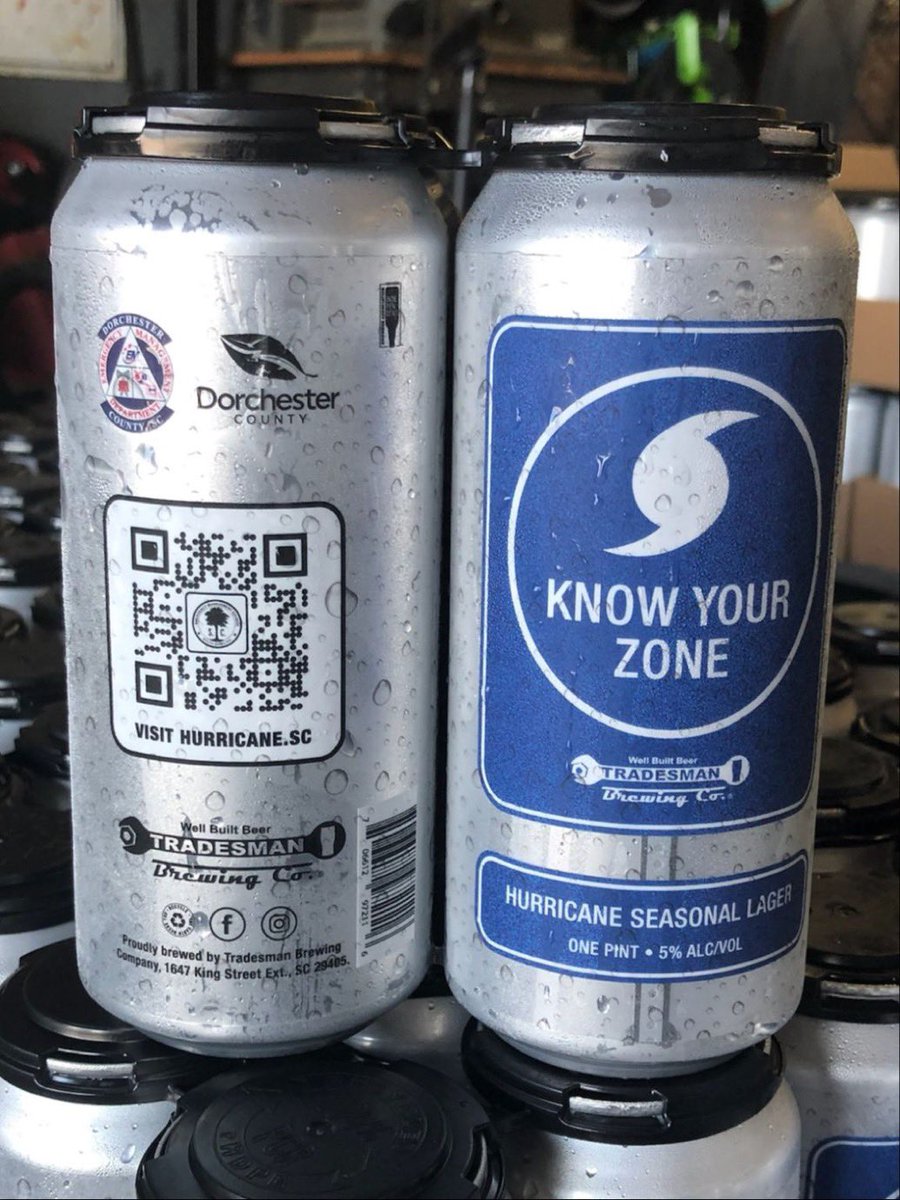 Check out The Weather Channel at 9:40AM EST Friday morning to see them talk with <a href="/TradesmanBrew/">Tradesman Brewing Company</a> about their unique collaboration project with us at Dorchester County (SC) Emergency Management to create the Know Your Zone beer.