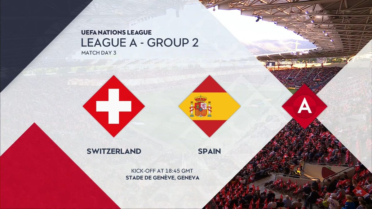 Switzerland vs Spain Full Match 09 June 2022