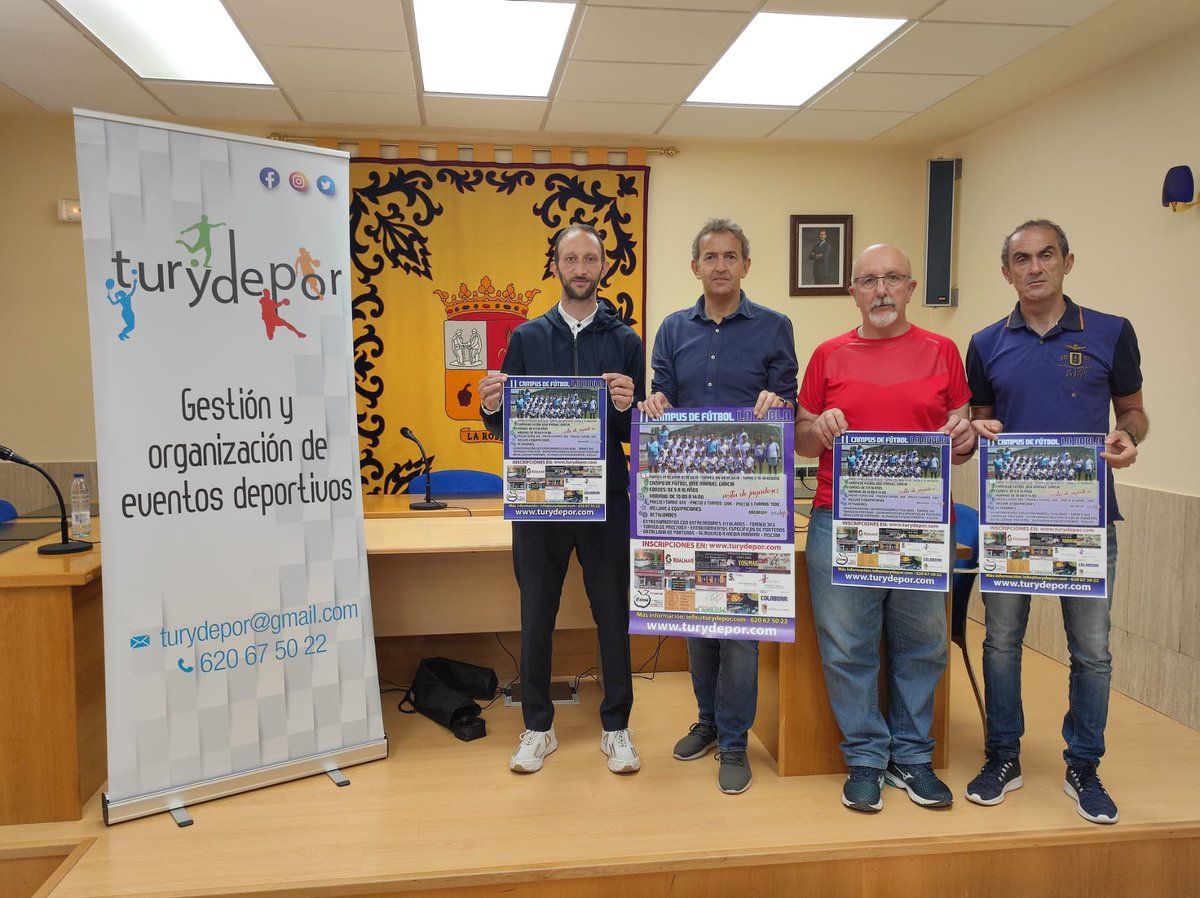 II Campus de fútbol en La Robla
1 turno: 27 julio-1 Junio
2 turno; 4-8 de Julio
3 turno: 15-19 de Agosto
👉Inscripciones turydepor.com
#futbol #campusfutbol #verano