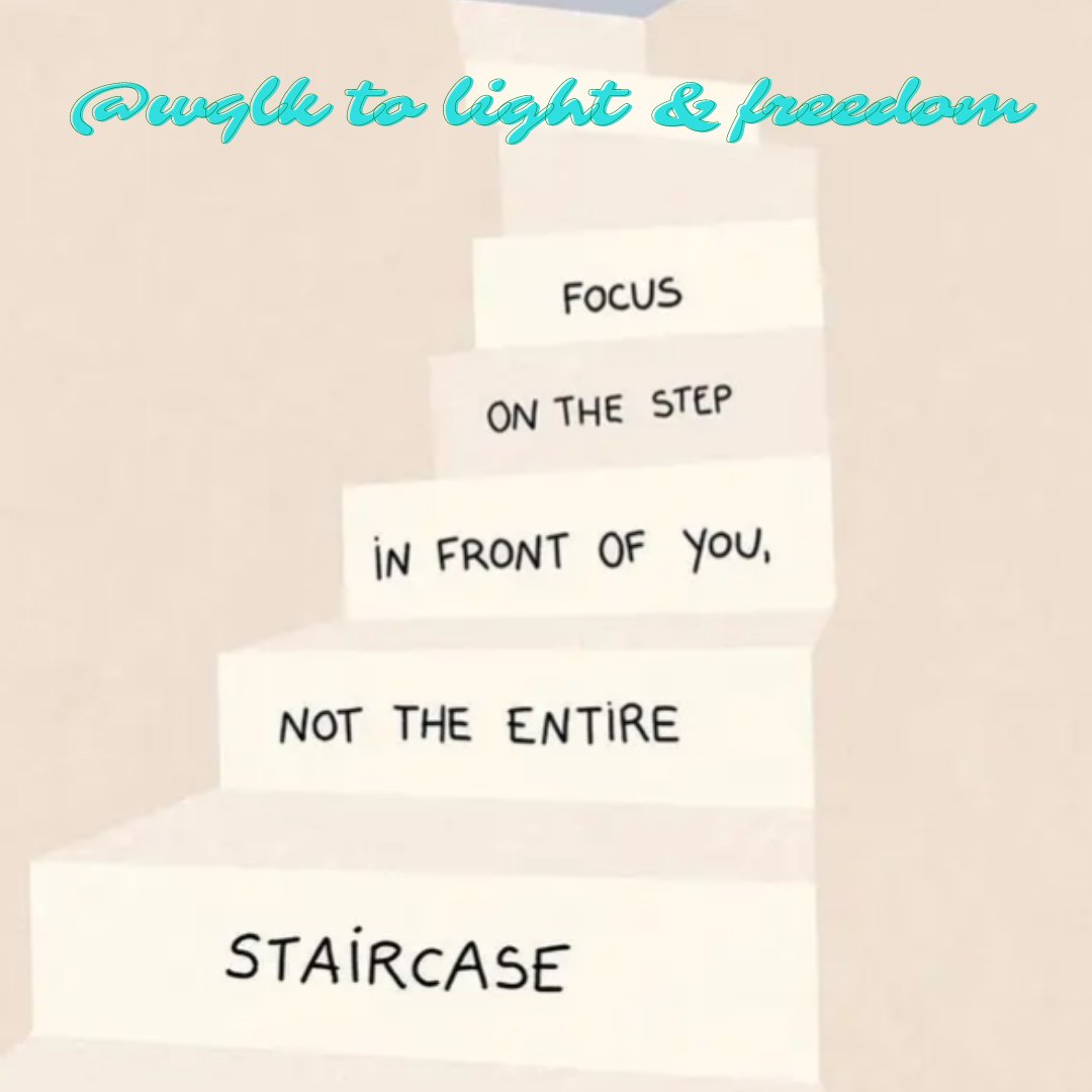 WALKLIGHT2's tweet photo. Do you find yourself focusing on everything instead of taking it a step at a time? 
#walktolight #walktolight #walktolight #walktolight https://t.co/n3tS5UgqRU