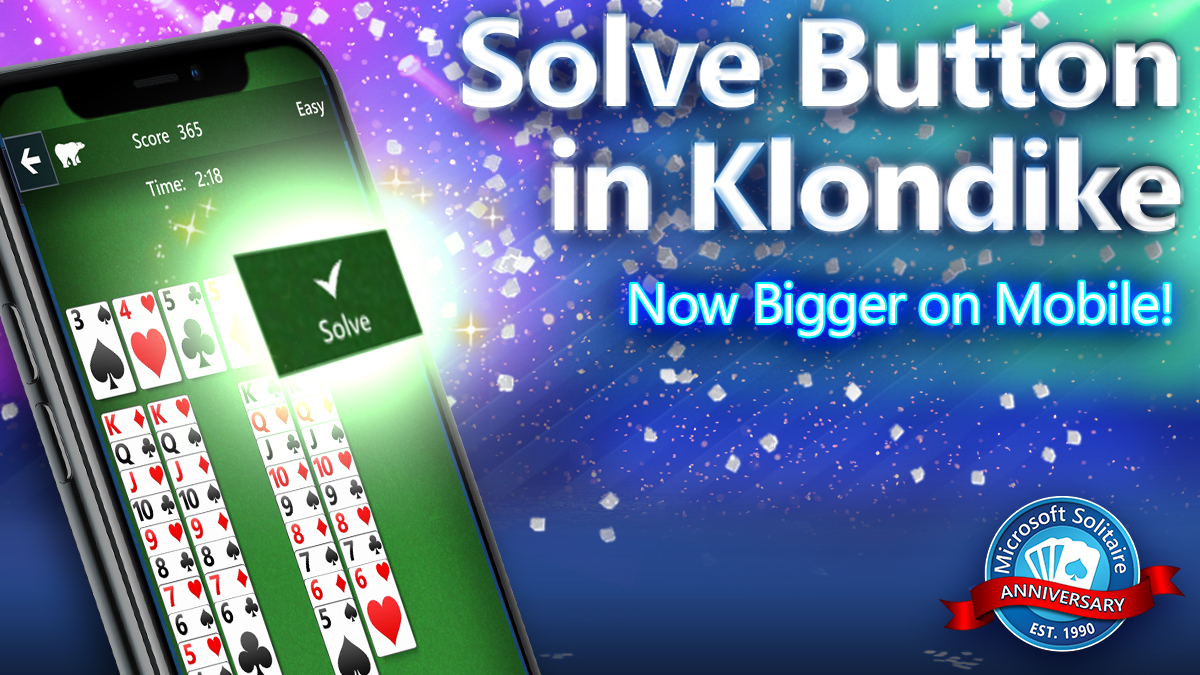 Microsoft Casual Games On Twitter Solitaire Mobile Players The Solve