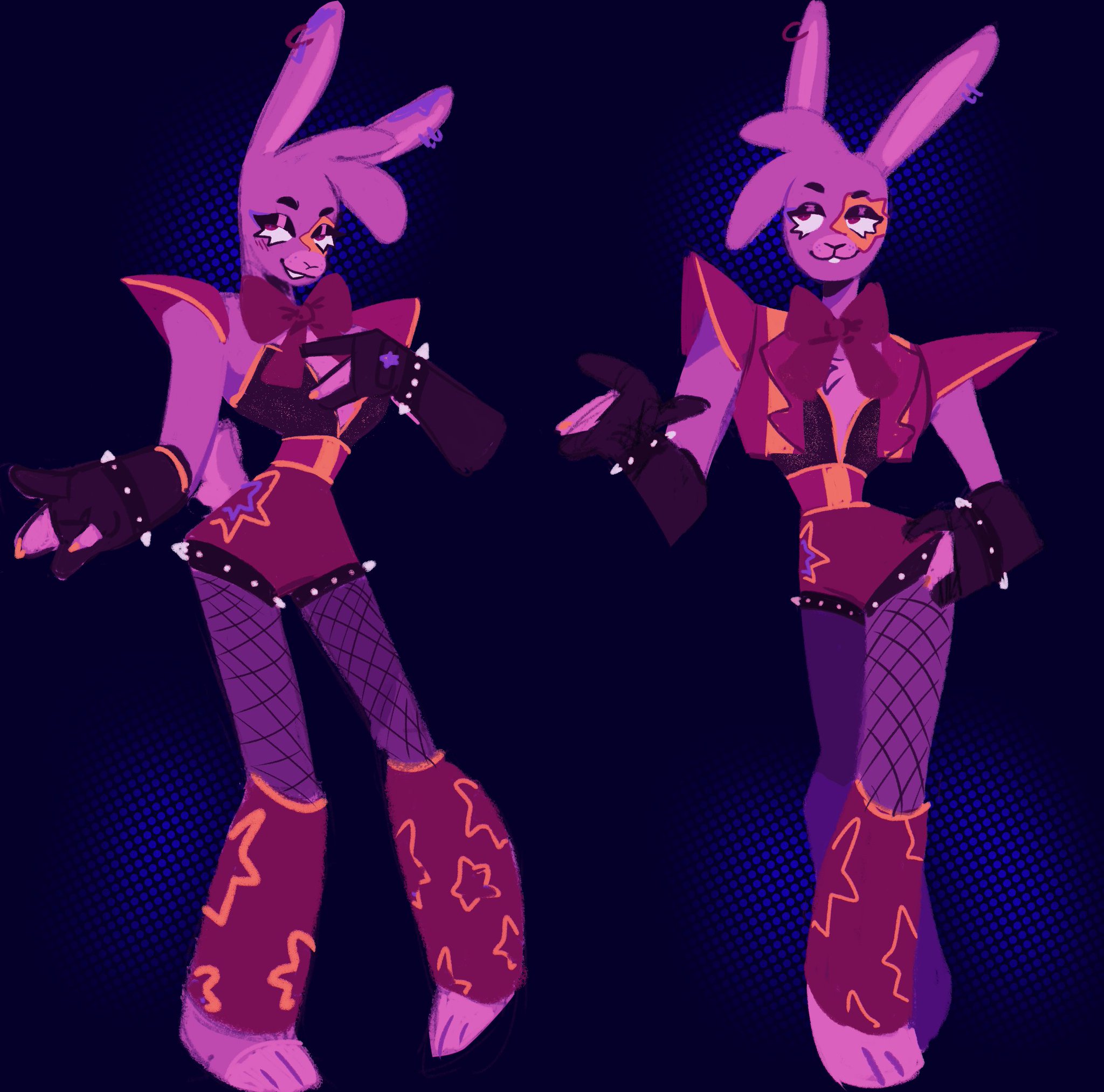 Oops Glamrock Bonnie Design- — Weasyl