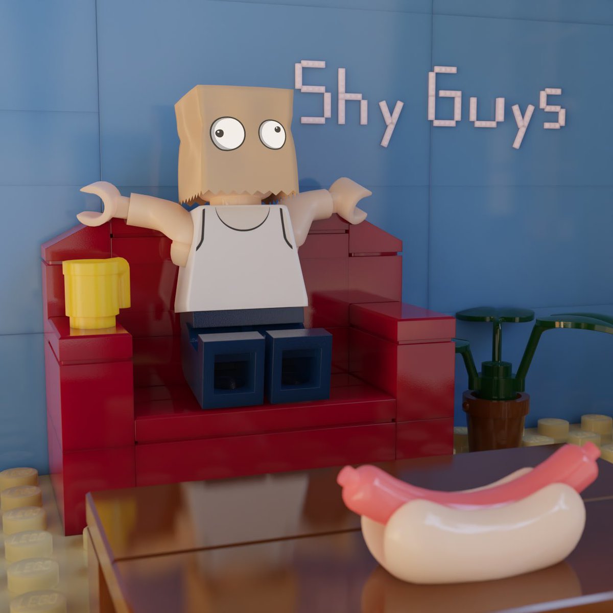 Rocket1_6158's tweet photo. Another work for today, in my corporate style - Lego. I think this art fit under the cover of music 
@0xPregi
 @cryptomasx
 @shyguysnfts
 @fonsonftt
 #NFT #art https://t.co/99TS5H4zQy
