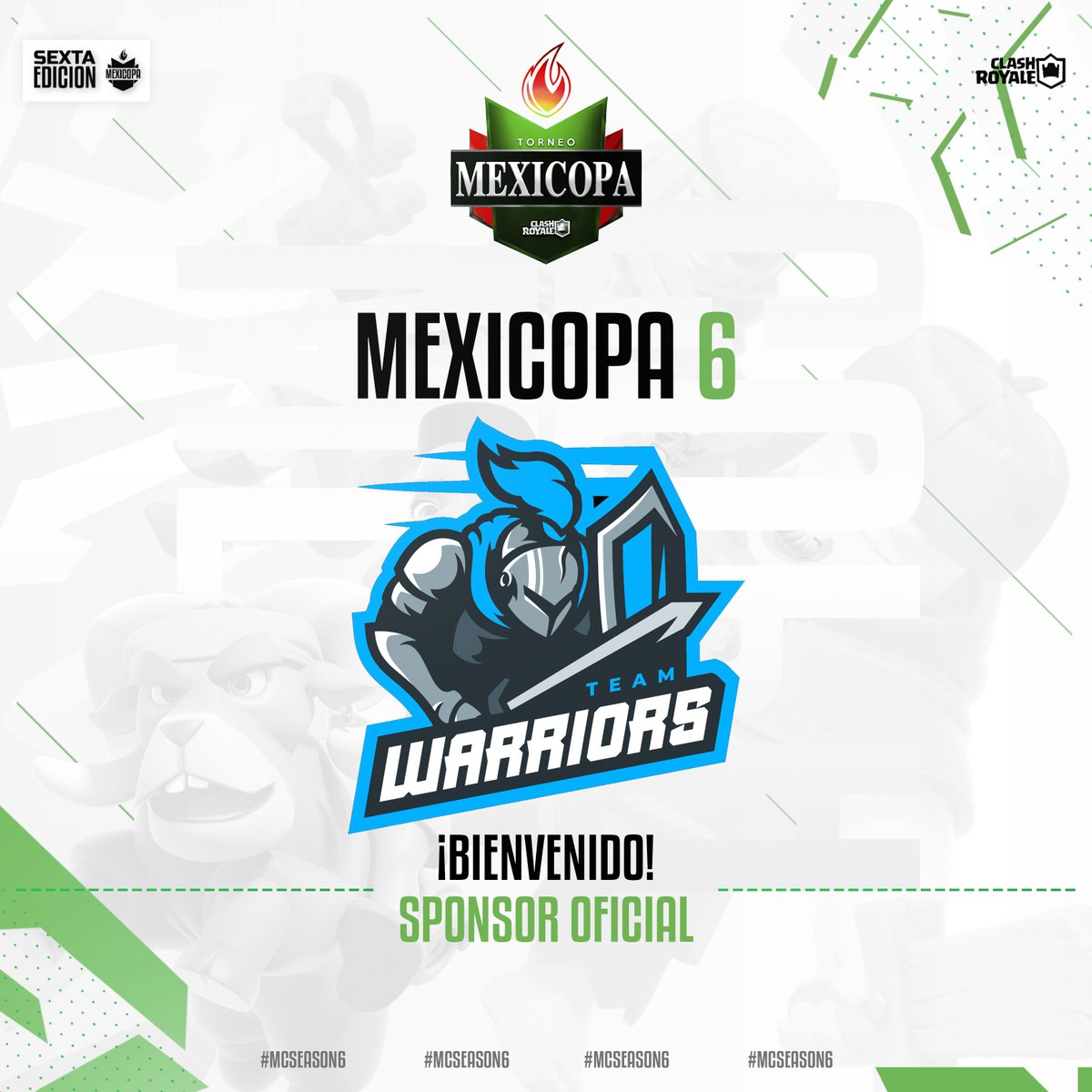 📌Sponsor Oficial.
#ClashRoyale #Mexicopa #Gaming

✍️Agradecemos la Colaboración de Estos Titanes entre los Grandes.

Equipo:
🇧🇷<a href="/WarriorsTeamOFC/">Team Warriors</a> 
Ceo:
🇧🇷<a href="/loopes_re/">TW | Renato</a>
Capitánes:
🇧🇷<a href="/CRPacoquero/">JG</a>
🇧🇷@PedroF_CR
🇧🇷<a href="/jonathan_r97_/">TW Jonathan⭐R™️</a>
Manager:
🇧🇷@Drikaa_Cr
Coaches:
🇧🇷@felipe_bitencoo
🇧🇷@Jonh7CR