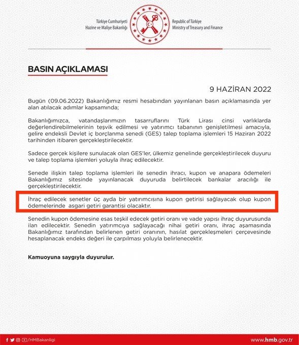 Şimdi devlet kupon dağıtacak 
Bu kuponların 3 ayda bir KUPON ÖDEMESİ olacak. #faiz değil bak kupon ödemesi !!!
Bununla ekonomide dolaşımda olan #TL azaltılıp enflasyonla mücadele edilecek. 
Tabi tutarsa😡😡 
Şu an piyasa kapalı bakalım yarın #dolar kaç #TL olacak.