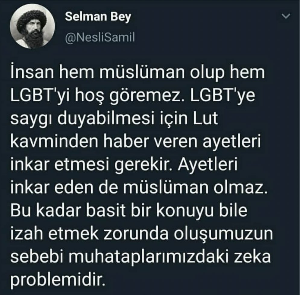 Durumu güzel ifade etmiş tam da öyle!
#Onursuzlukyapmalgbt