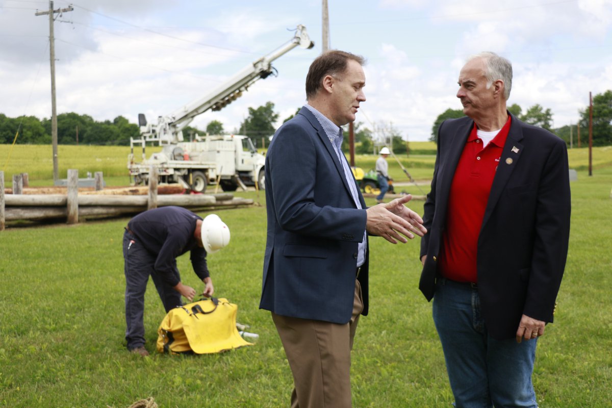 Thank you to Reps @OHRepDickStein, <a href="/RiordanMcClain/">Riordan McClain</a>, and Darrell Kick, House Majority Energy Policy Advisor, <a href="/Rmancini3/">RJ Mancini</a>, and many cooperative leaders who came to our Central Ohio Lineworker Training (COLT) facility today to learn about COLT's state-of-the-art programming!